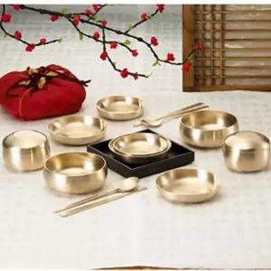 고품질 생활식기세트 유기 유기오목식기 오목식기2벌 반상기 (WFKHEZN)