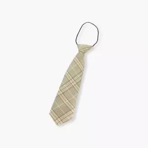 고품질 교복 체크패턴 교복자동타이 베이지체크넥타이 베이지색상 (WFKHKFT)