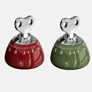 다이얼식 태엽 타이머 요리 공부 주방 조리 시간측정 기계식 알람 기기