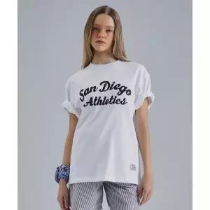 후아유 WHO.A.U Chain Stitch T-shirt WHRAF3791U 269073