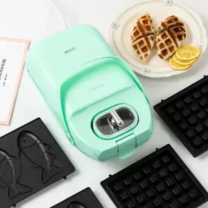 붕어빵 메이커 멀티 교체형 가정용 와플 메이커 전기 미니 간편 제조기 2가지 디저트 주방 가전 소형