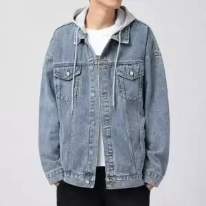 IS-DN49 남녀공용 청자켓 후드 WFLQVNB