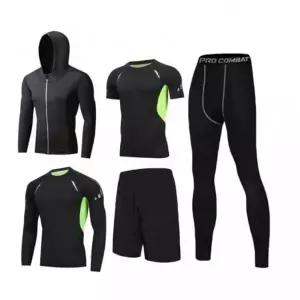 남자 스포츠웨어세트업 스테디 피트니스 헬스복 5종 F (WFKK16H)