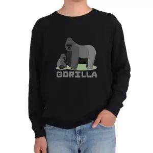기모맨투맨 고릴라 가족 gorilla 아프리카그림 다양한색상 전사이즈 (WFKIX2O)