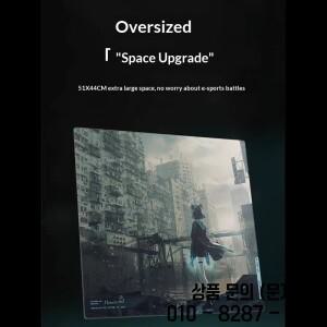 WALLHACK SP 005 와일드랜드 YUME 강화유리 마우스패드 한정판 책상 사무실 e스포츠 FPS 특수 510x440mm