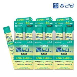 깨노니 숙취해소 젤리 스틱 배사과맛 10포 3박스 / 헛개나무 노니 타우린 밀
