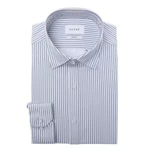 갤러리아 예작 남자 정장 셔츠 긴팔 슬림 스트라이프 남방 YJFSIS358GY