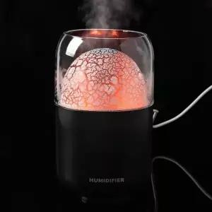 USB 가습기 볼케이노 탁상용 불멍 미니 무드등 조명 (WFH6OLP)