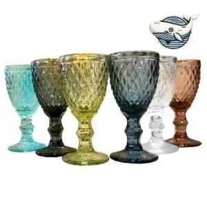 컬러풀 유리 소주컵 다채로운 보드카잔 사케컵