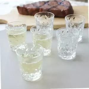 고급 크리스탈 수입 소주잔 6개 세트 1P 파티 소주컵