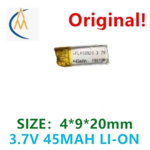 45MAH 폴리머 배터리 400920 미용기기 스마트워치 면도기 사운드 픽업 뷰티 아이 녹음 2차 라인 3.7V