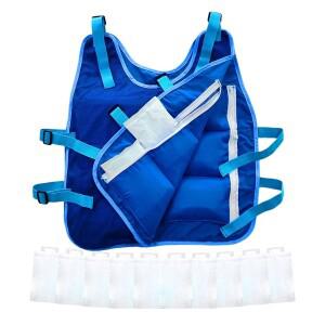 야외 여름 냉각 조끼 얼음 재킷 워터 증발 쿨 셔츠 고온 보호 의류 스포츠 캠핑 용품