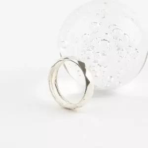 [다잇템] 여자 은 컷오프 실버 스트릿패션 키치룩 커플링 반지_19922810_588872