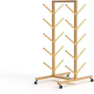 SRNSAEB 4 5 6 7 티어 스케이트보드 스키 랙 바닥 스탠드 실외 실내 및 스노보드 보관 샵 창고 정리 스노우