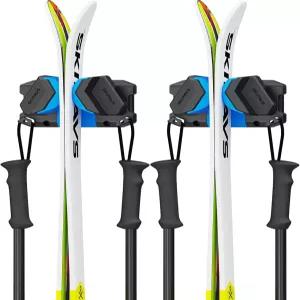 스키파브스 스키 및 스노보드 벽걸이 차고 공간 절약을 위한 겨울 장비 정리함 모든 또는 논슬립 홀더