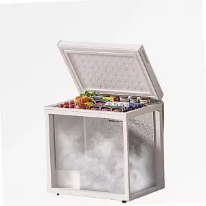 미니 냉동고 디지털 화이트 업소용