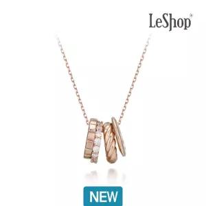 14K 리에트 링 목걸이(GoldPlated)_LJ5357BRN
