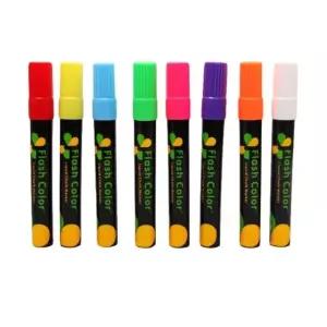 유리 화이트보드 마커 8색 네온 컬러 페인트펜 다용도 보드마카 (WFKKP4F)