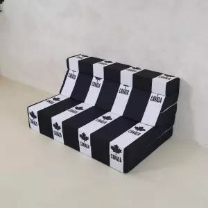 엔젤홈스 5단 캐나다체크 접이식 매트리스 바닥 싱글 손님용 기숙사 고시원 군용 자취 간이 접는 매트릭스