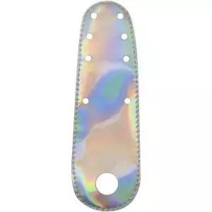 본트 롤러 스케이트 - 홀로그램 발가락 플랫 가드 프로텍터 더비 속도 페어 레인보우