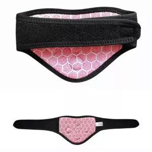 [룽스]목 찜질패드 찜질벨트 자가발열목패드 온열보온