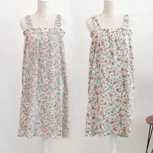 [룽스]레이스가운 샤워 가운 목욕 원피스 나이트 웨어