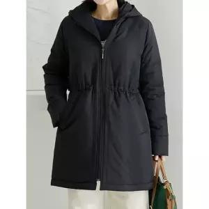 김여사 빅사이즈 스트링 누빔 후드점퍼 안감누빔 하이넥 보온 데일리 아우터 5JP601118