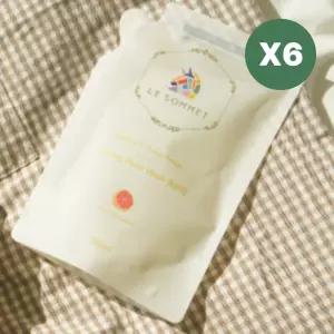 르소메 버블 핸드워시 손 세정제 리필형 250ml 6개 BNS