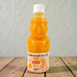 제주 천혜향주스 100%착즙 천혜향 감귤 쥬스 330ml 8병 제주도 귤하르방