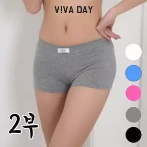 VIVADAY-A75 면스판 2부 속바지 WF4A0CF