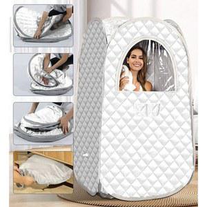 홈사우나 사우나 1인 가정용 훈증기 땀증기함3L 이동식 은백색 찜질방