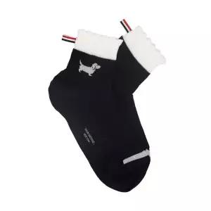 [브라운]톰브라운 양말 FAS240A Y3011 415 포인텔레 스티치 헥터 삼선탭 크루 양말