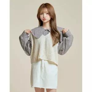 [하프클럽/반에이크]스토아 브이넥 베스트_OB17VTME08Z