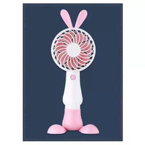 핸디 선풍기 부츠 래빗 (핑크)외출용 휴대용 미니