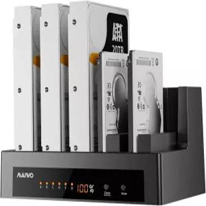 2.5인치 3.5인치 SATA HDD용 MAIWO 5 베이 외장 하드 드라이브 도킹 스테이션 /SSD 오프라인 클론이 있는