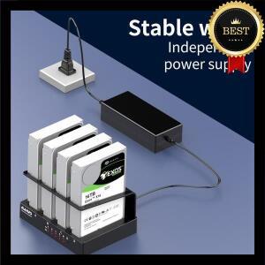 MAIWO 하드 드라이브 인클로저 Sata to USB 3.0 외장 멀티 베이 2.5 및 인치 HDD 도킹 스테이션, PC용 디스