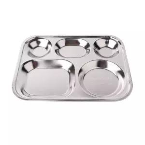 어린이용 320AZT53 어린이집 5구 스텐레스 1개 스텐유아식판 유치원도시락