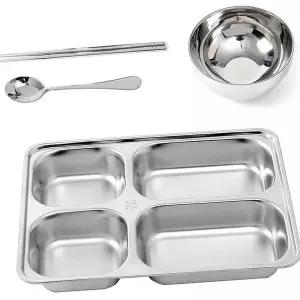 식판세트 690GEQ52 스텐식판 성인식판 배식판 유아식판