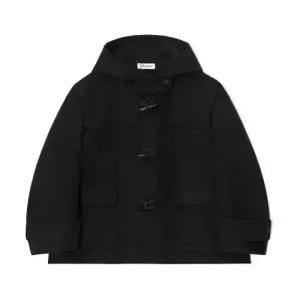 매장정품 partimento 오버사이즈 멜톤 콘보이 더플 코트 블랙