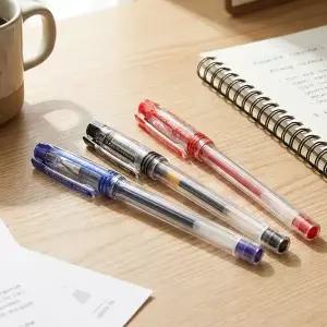 파인테크 0.3mm 중성 잉크 젤 얇은 볼펜 12개 3컬러