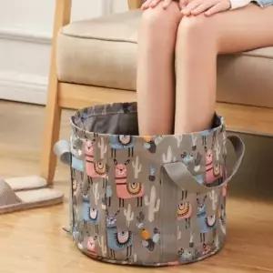 여행용 접이식 족욕 백 캠핑 휴대 워터포트 (WFKMUXL)