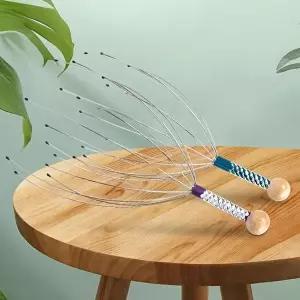 고품질 두피마사지기 휴대용 핸드 지압 관리 스트레칭 핸디 털무약 두피털무 두피스케일링 머리숱 WFHW1PW