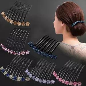 헤어빗핀 9수 미니빗핀 액세서리 여성 올림머리