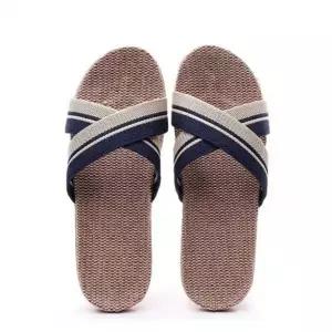 남자 샌들 데일리 공용 남녀 클래식 라탄 슬리퍼 여름-WFHWIBD