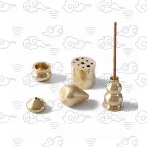 향 꽂이 받침대 황동 향로 스탠드 인센스 홀더 트레이 향 보관 소품 장식용