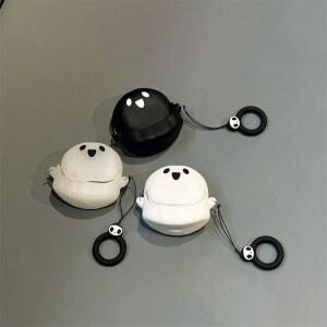 Anker Soundcore Liberty 4 NC 케이스 이어폰 커버(링 포함) 귀여운 만화 재미있는 창의적 유령 디자인 소프트 실리콘 헤드셋