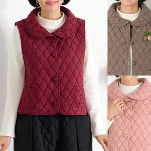 [하프클럽/로즈맘]대호카라누빔면조끼