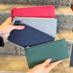 파우치형 여성 해외여행 가죽 장지갑 생일선물 여친선물 친구선물