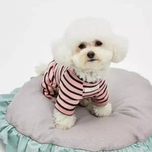 [루이독] 버니 테일 팬츠/블러쉬 스트라이프