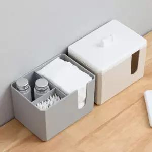 면봉 화장솜 케이스 화장품 메이크업 소품 수납 면봉통 화장솜통 화장대 정리 정리함 J7